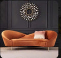 Amber Velvet Sculptural Lounge