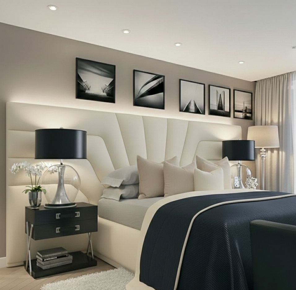 Butterfly Headboard & Base Overlapping