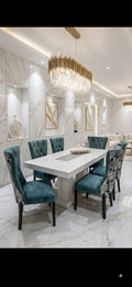 Marble & Teal Luxury Dining